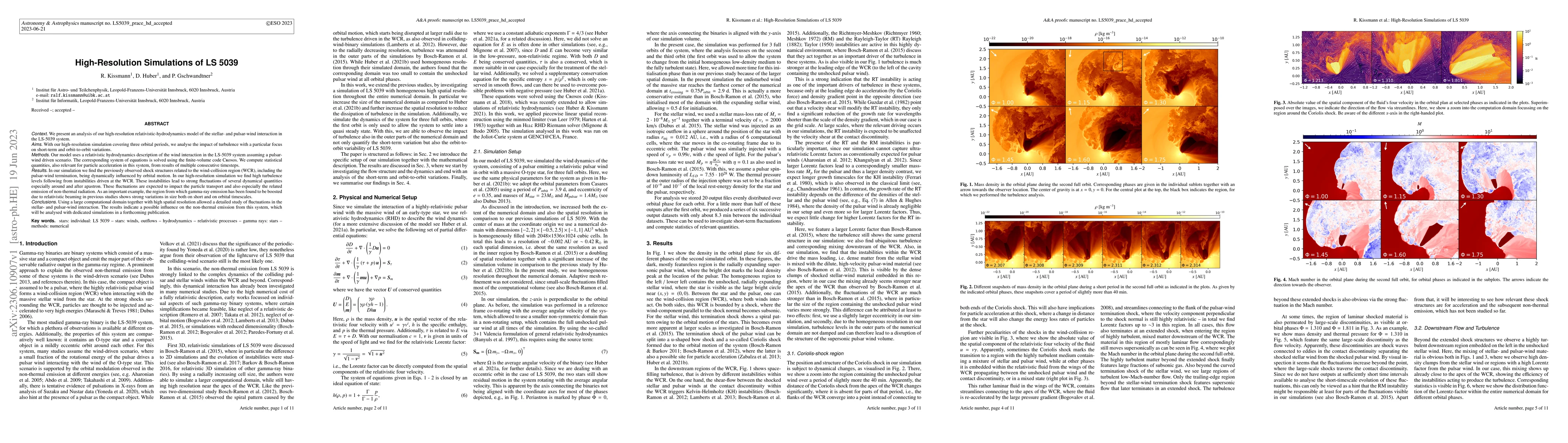 Thumbnail for High-Resolution Simulations of LS 5039