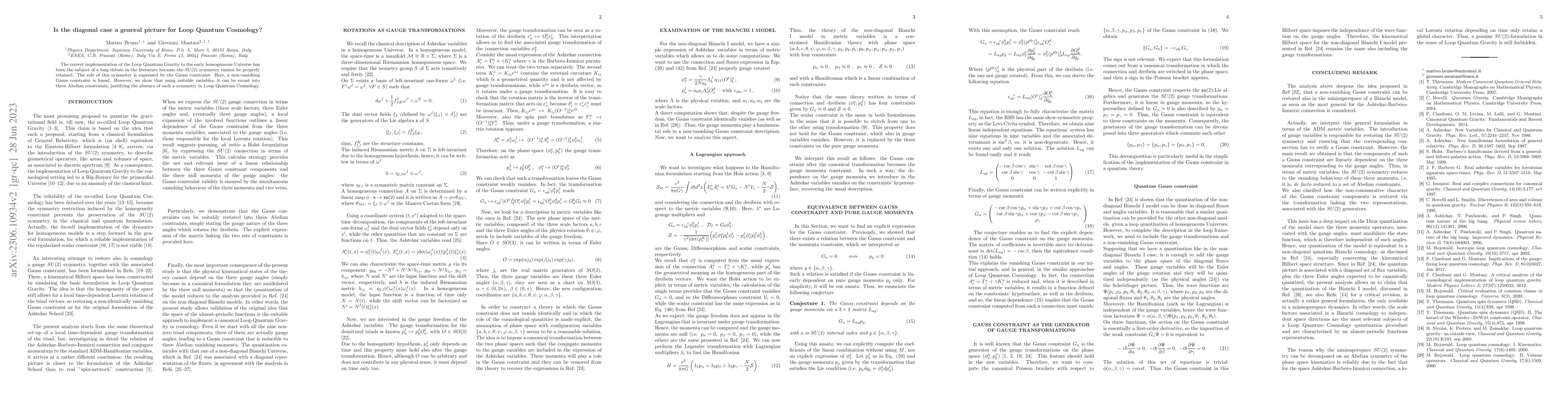 Thumbnail for Is the diagonal case a general picture for Loop Quantum Cosmology?