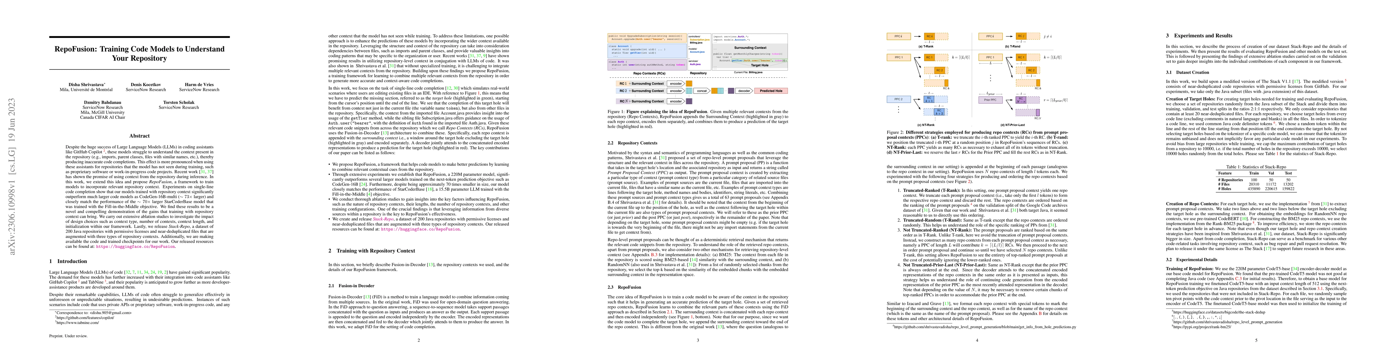 Thumbnail for RepoFusion: Training Code Models to Understand Your Repository