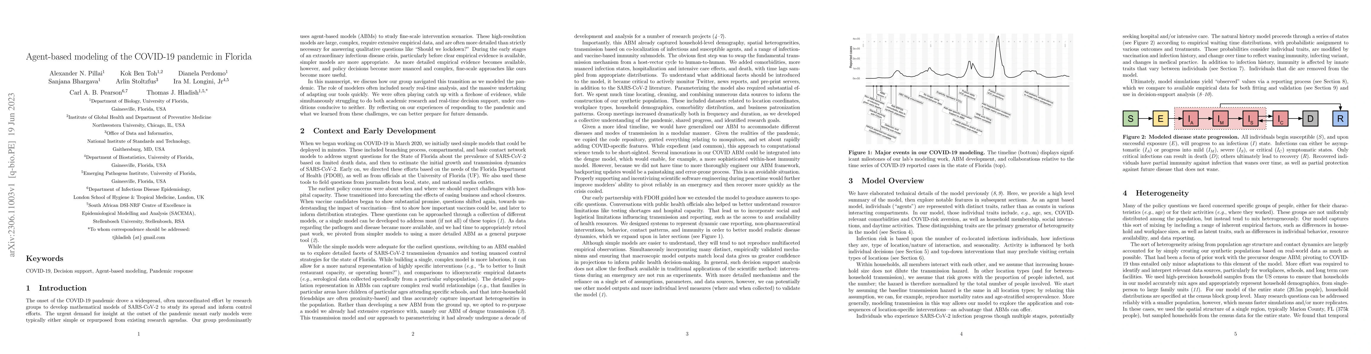 Thumbnail for Agent-based modeling of the COVID-19 pandemic in Florida