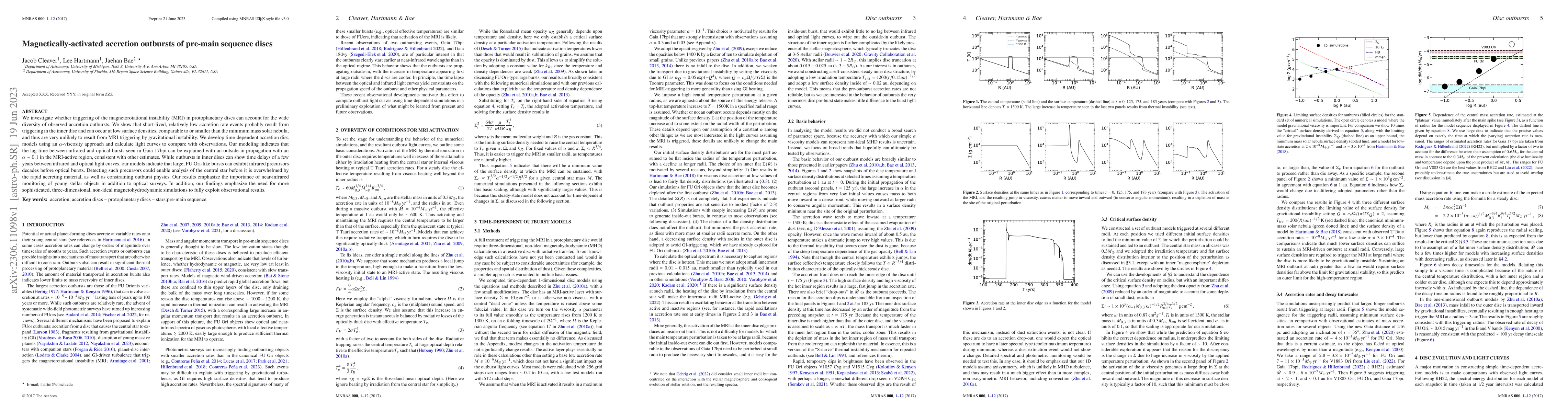 Thumbnail for Magnetically-activated accretion outbursts of pre-main sequence discs