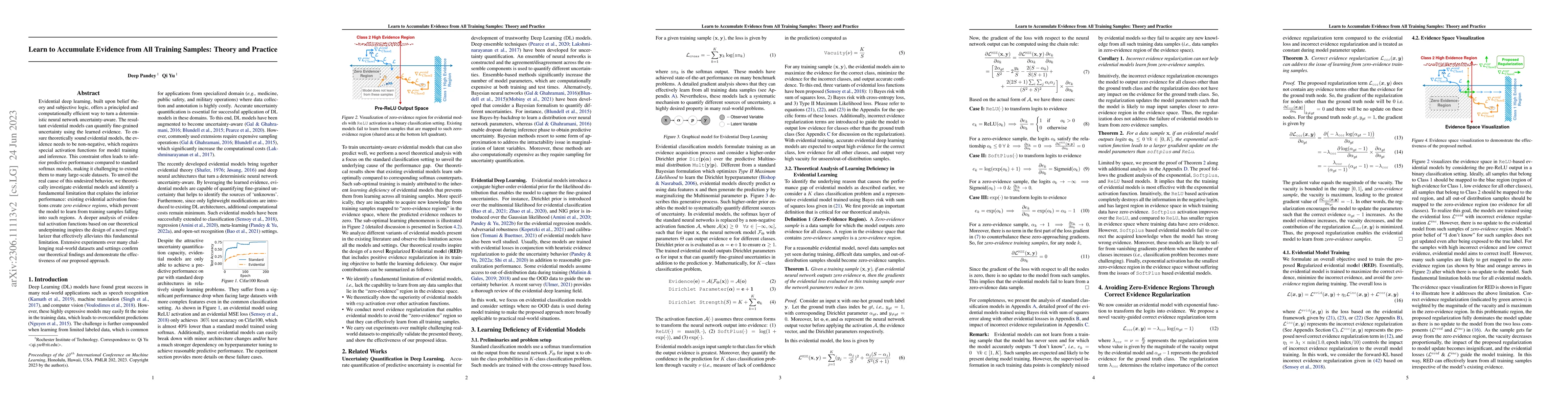 Thumbnail for Learn to Accumulate Evidence from All Training Samples: Theory and
  Practice
