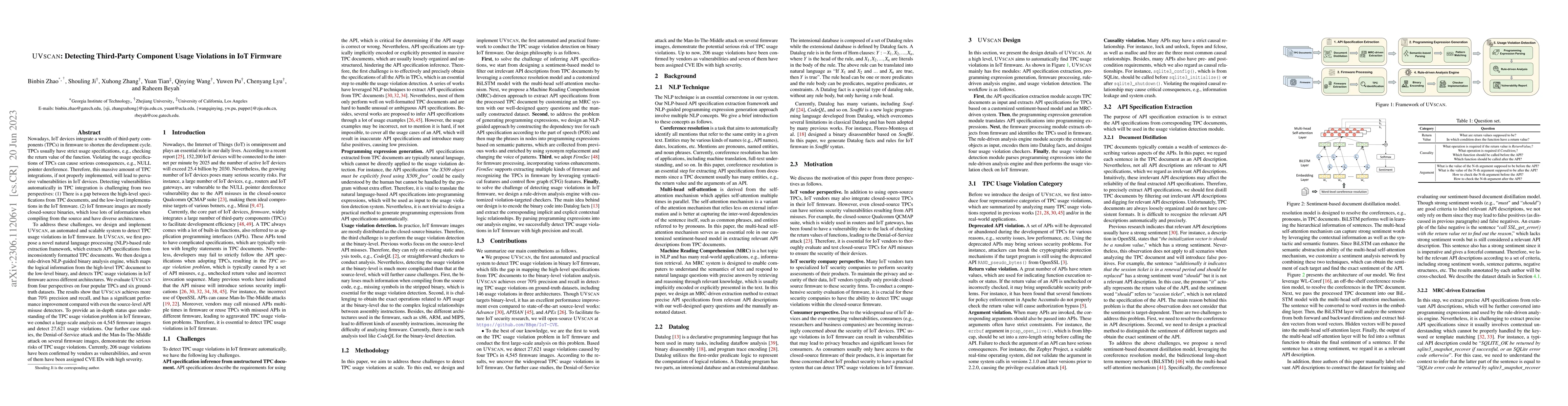 Thumbnail for UVSCAN: Detecting Third-Party Component Usage Violations in IoT Firmware