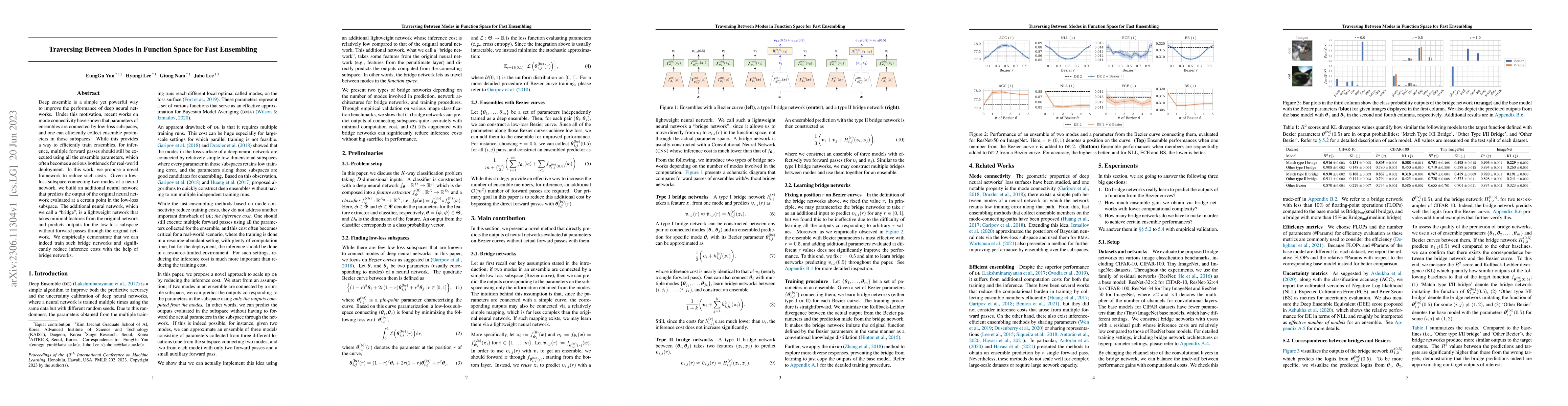 Thumbnail for Traversing Between Modes in Function Space for Fast Ensembling