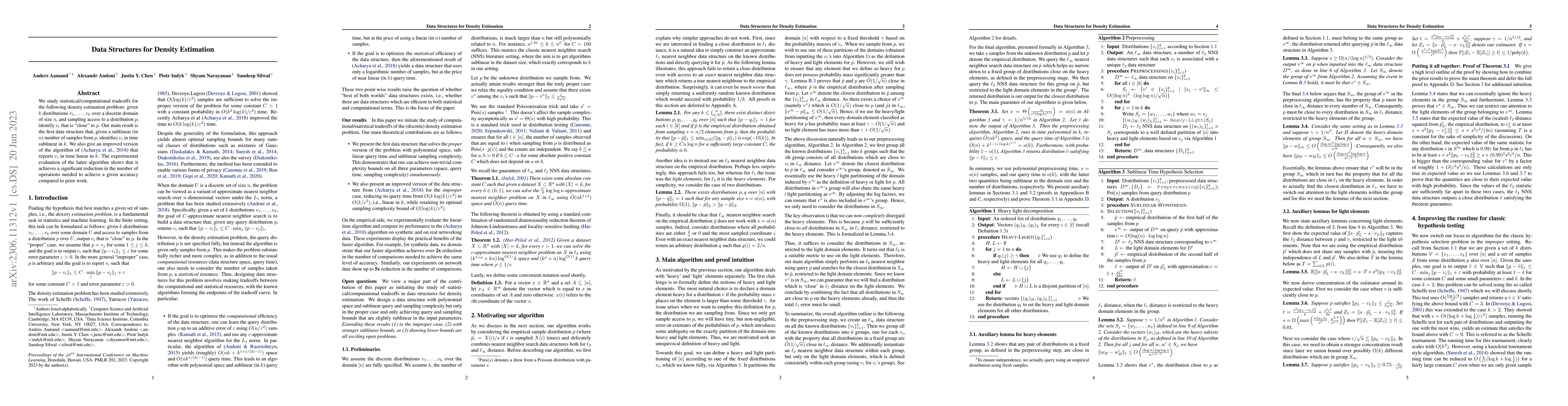 Thumbnail for Data Structures for Density Estimation