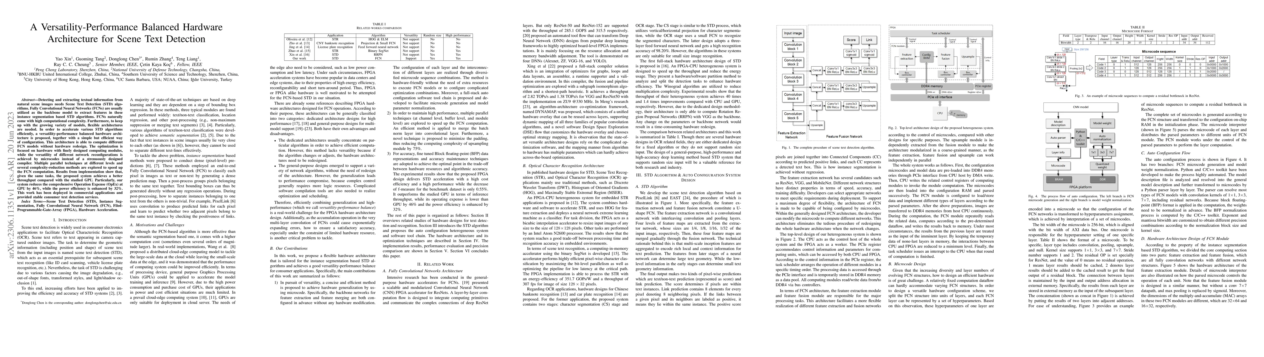 Thumbnail for A Versatility-Performance Balanced Hardware Architecture for Scene Text
  Detection