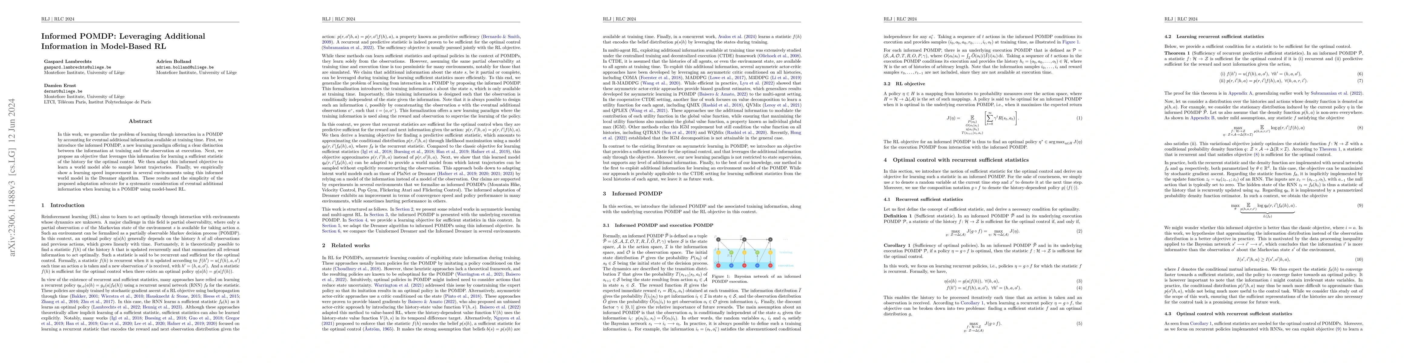 Thumbnail for Informed POMDP: Leveraging Additional Information in Model-Based RL