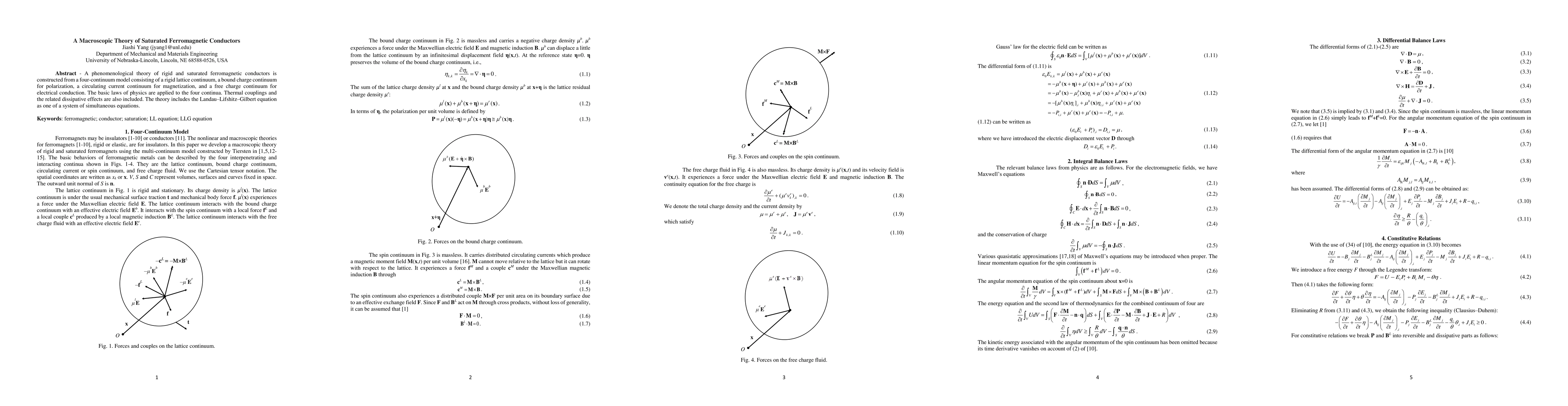 Thumbnail for A Macroscopic Theory of Saturated Ferromagnetic Conductors
