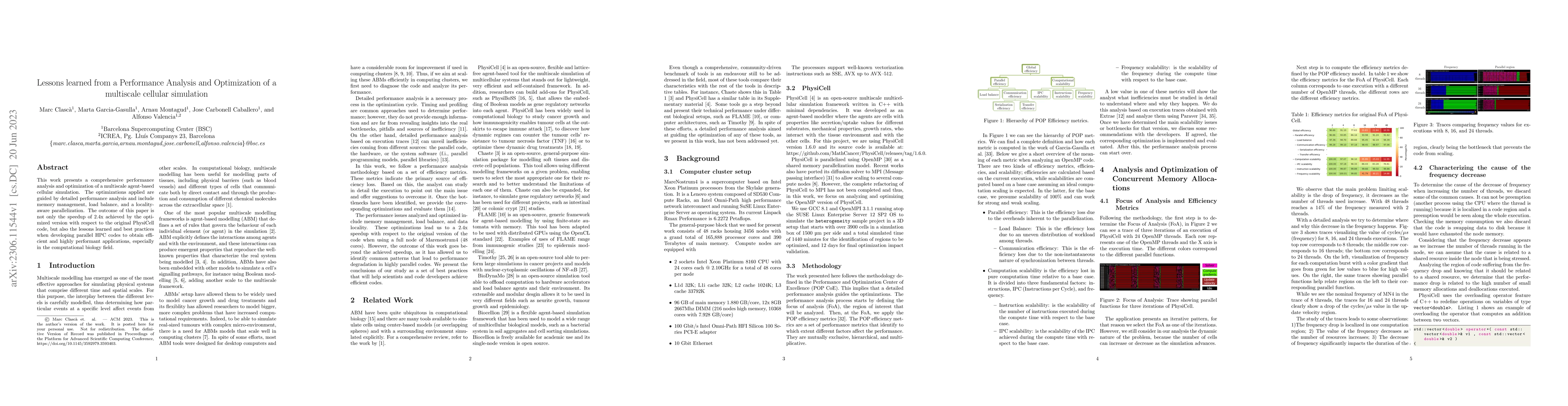 Thumbnail for Lessons learned from a performance analysis and optimization of a
  multiscale cellular simulation