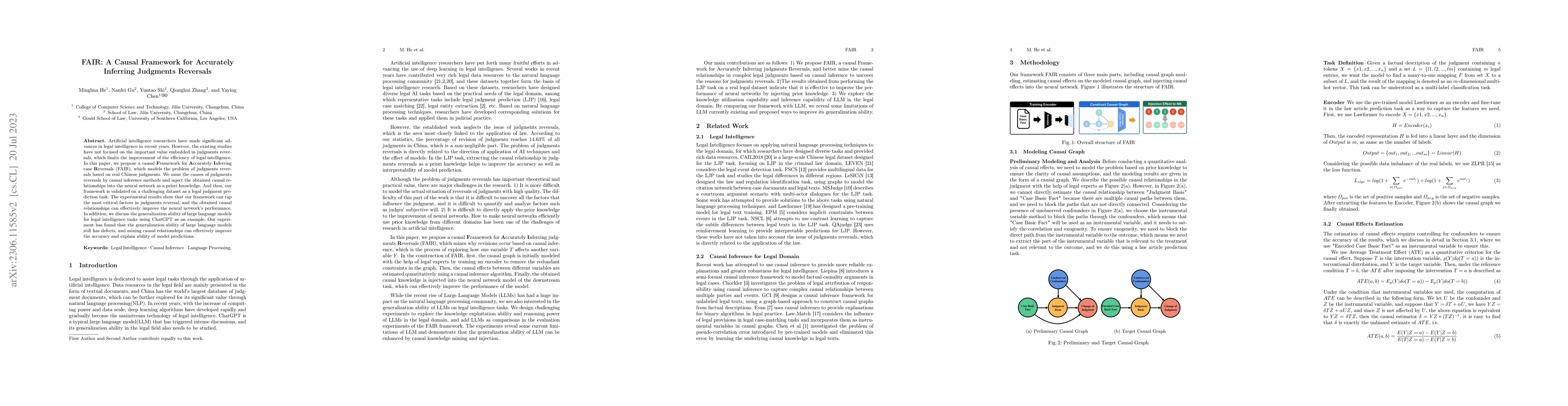 Thumbnail for FAIR: A Causal Framework for Accurately Inferring Judgments Reversals
