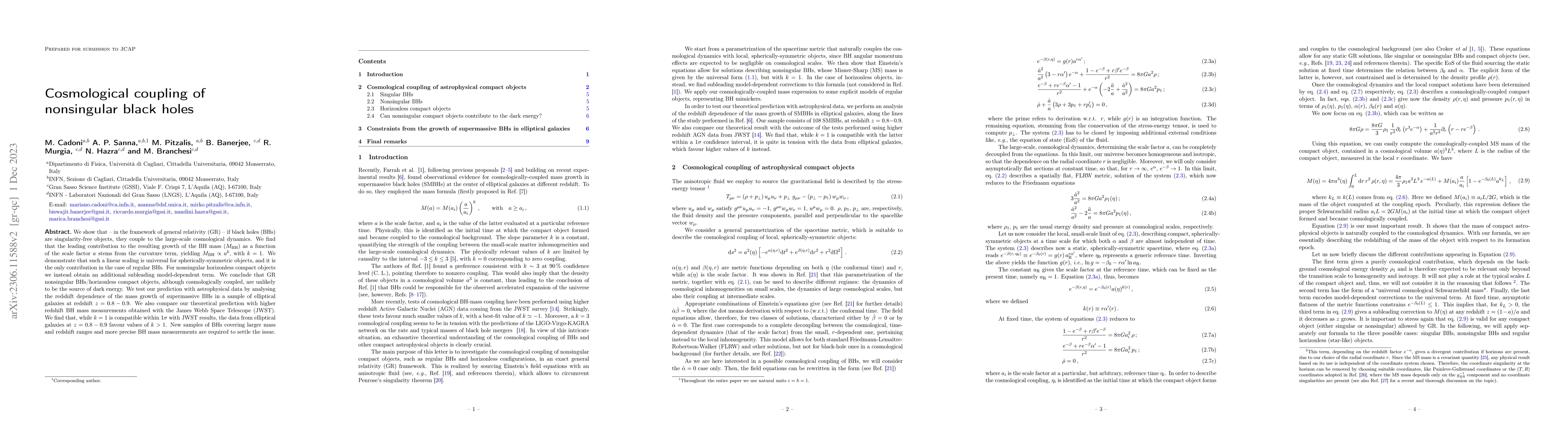 Thumbnail for Cosmological coupling of nonsingular black holes
