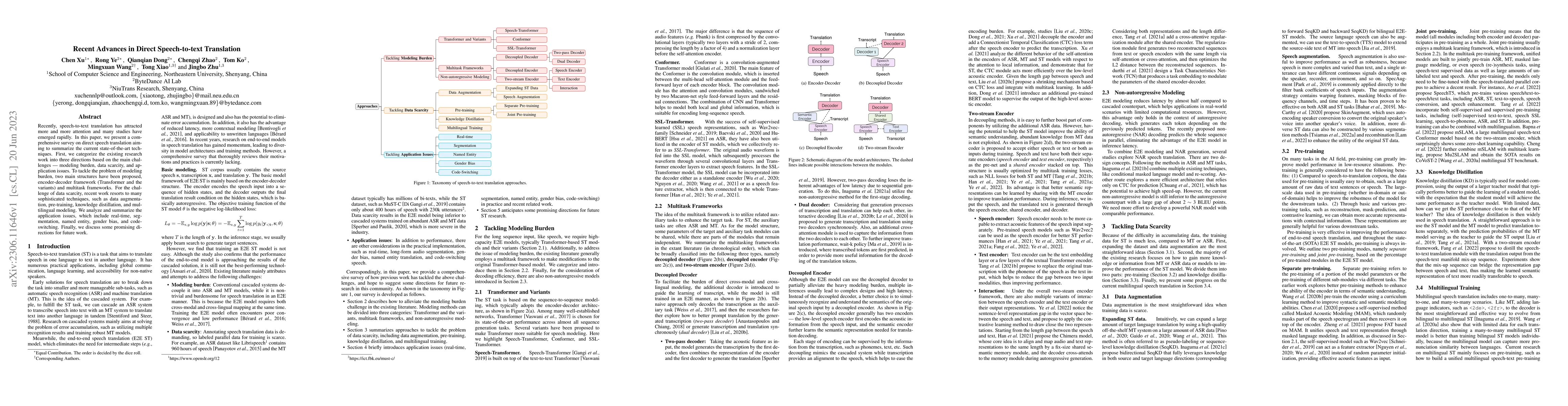 Thumbnail for Recent Advances in Direct Speech-to-text Translation