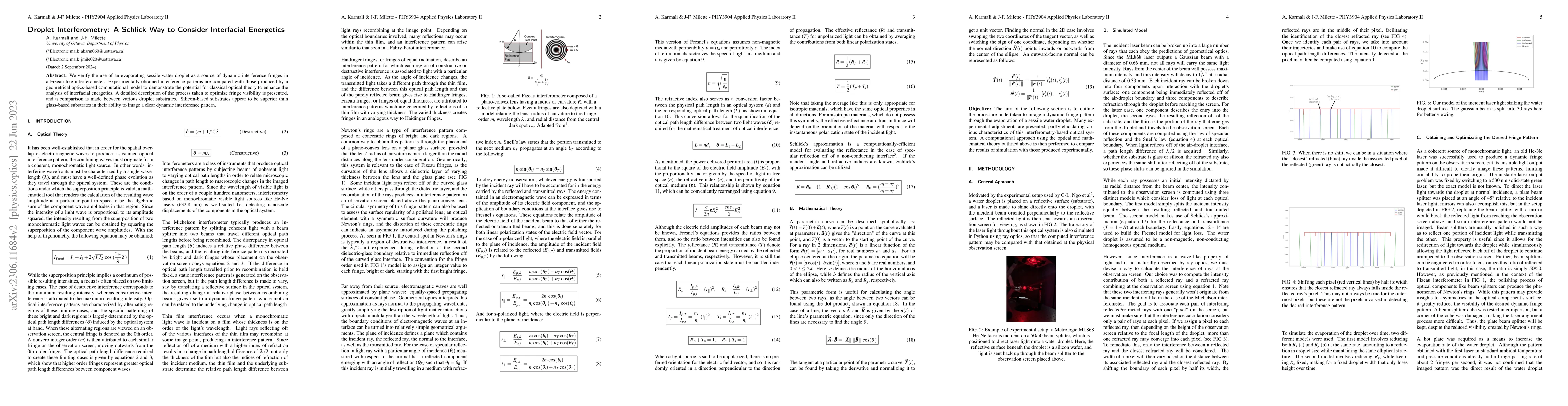 Thumbnail for Droplet Interferometry: A Schlick Way to Consider Interfacial Energetics