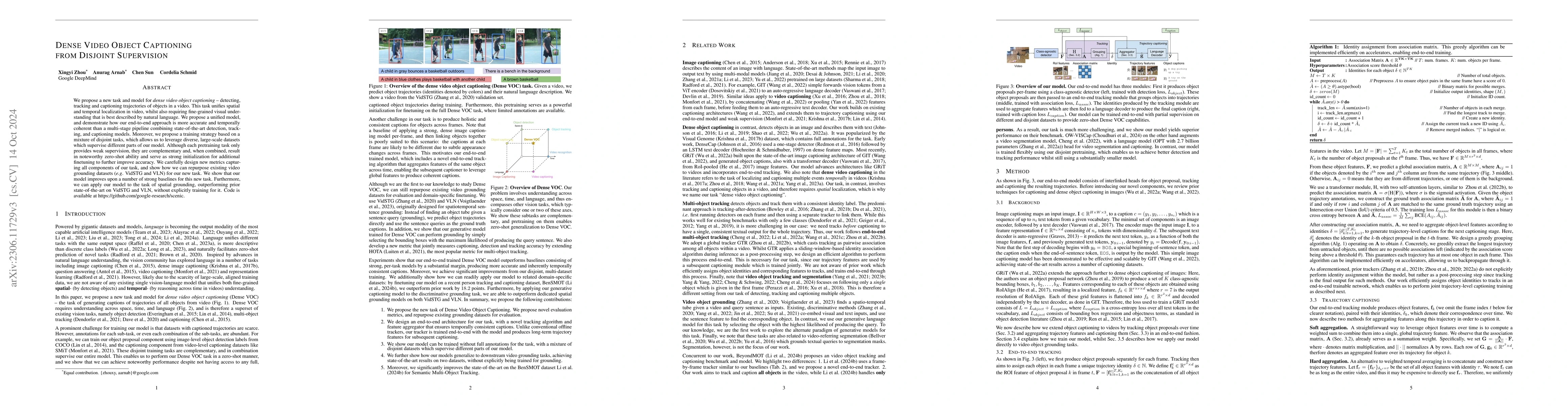 Thumbnail for Dense Video Object Captioning from Disjoint Supervision