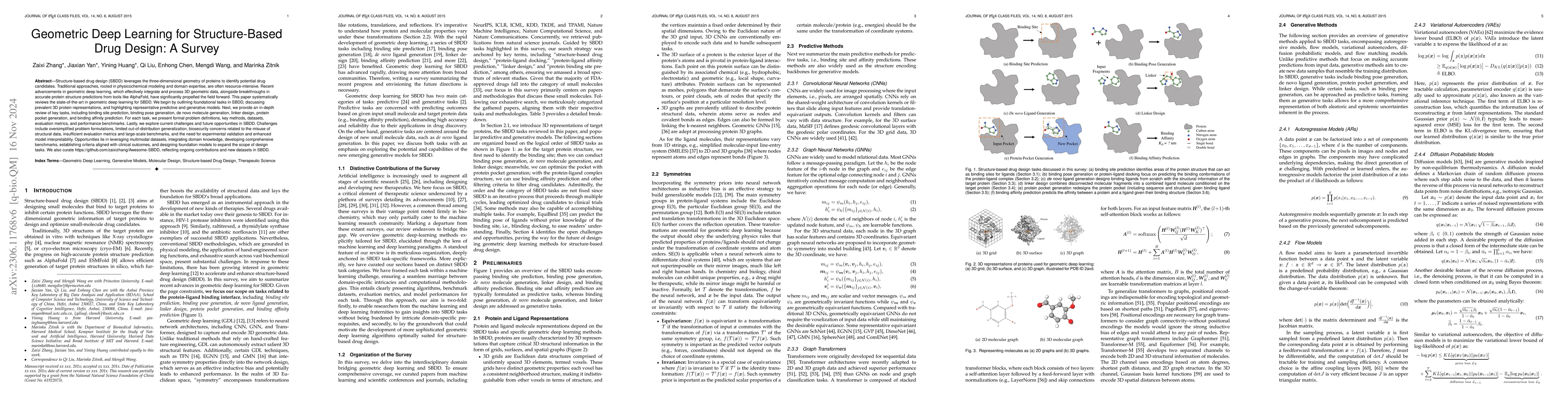 Thumbnail for A Systematic Survey in Geometric Deep Learning for Structure-based Drug
  Design
