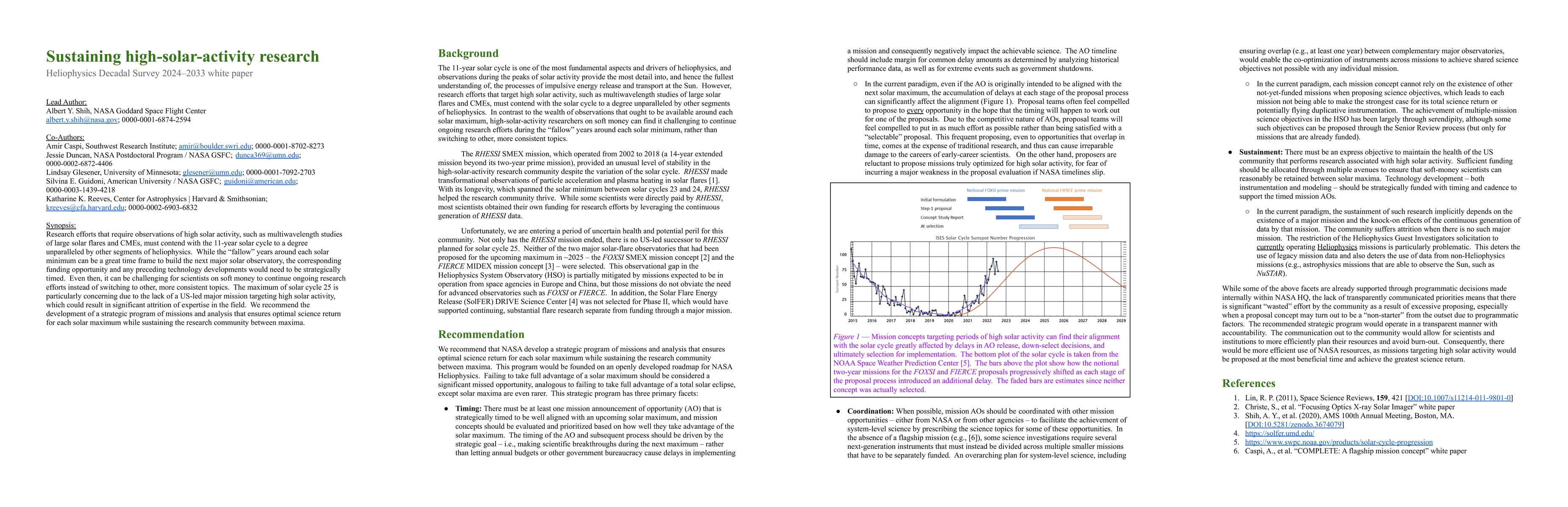 Thumbnail for Sustaining high-solar-activity research