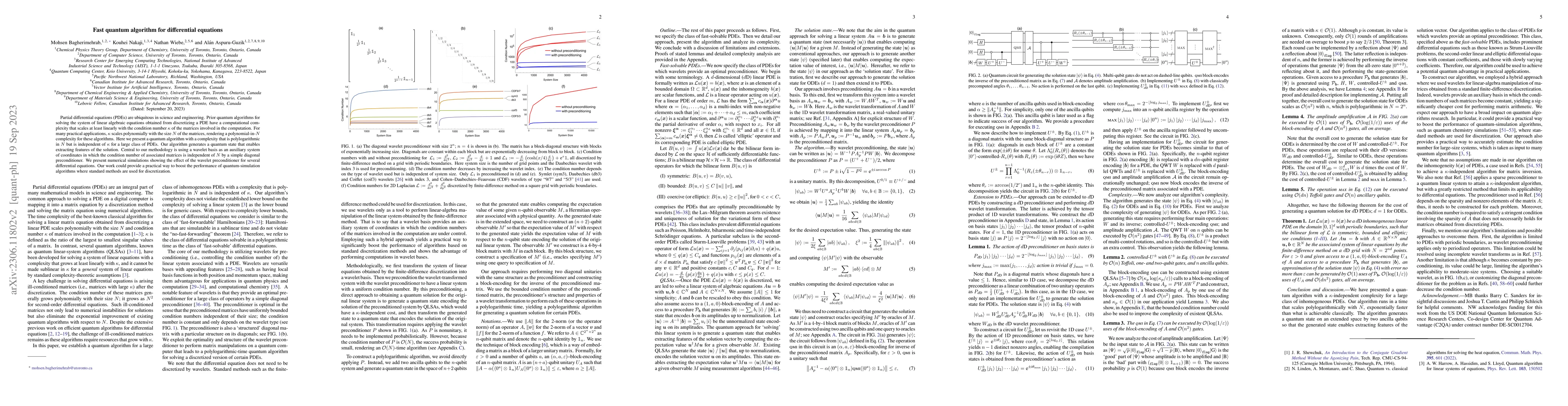 Thumbnail for Fast quantum algorithm for differential equations