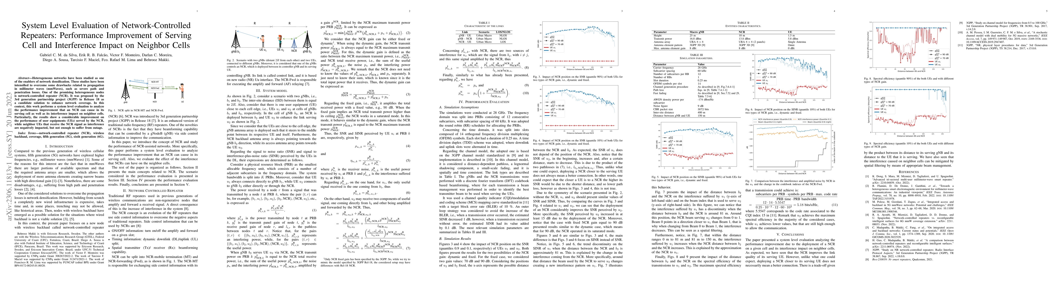 Thumbnail for System Level Evaluation of Network-Controlled Repeaters: Performance
  Improvement of Serving Cell and Interference Impact on Neighbor Cells