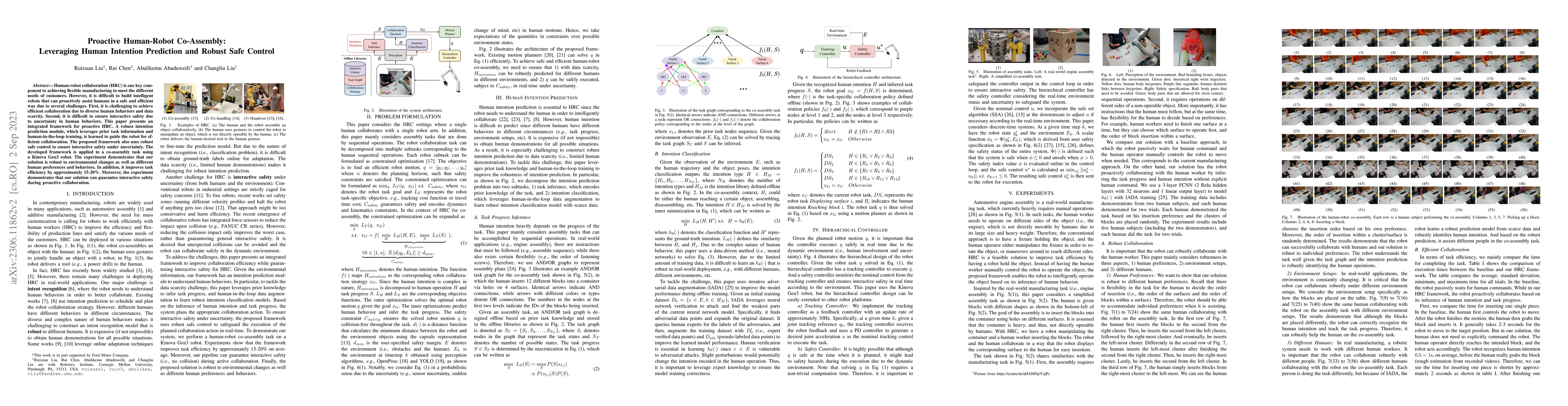 Thumbnail for Proactive Human-Robot Co-Assembly: Leveraging Human Intention Prediction
  and Robust Safe Control
