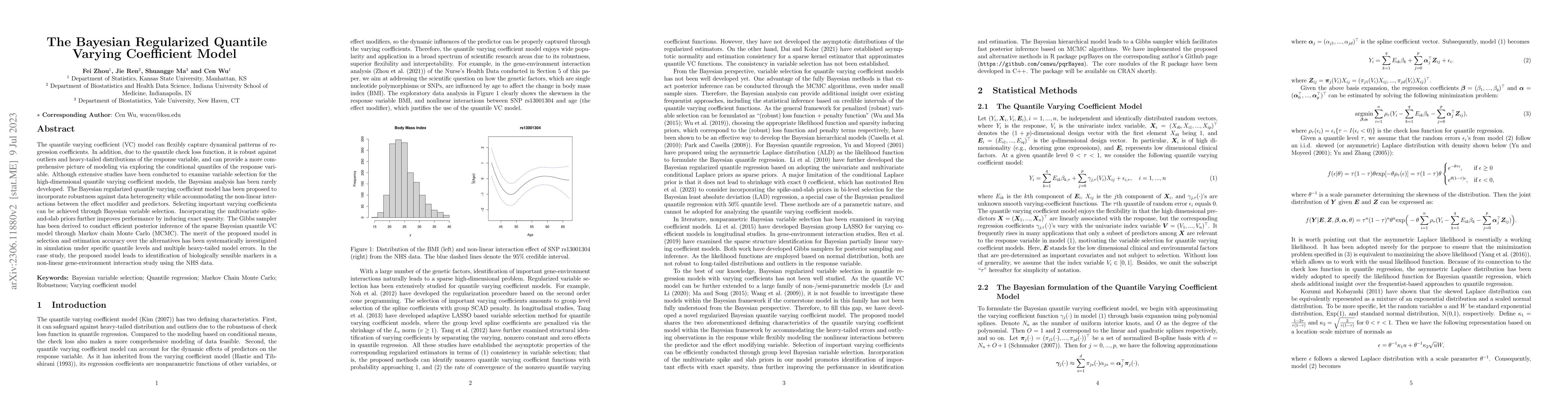 Thumbnail for The Bayesian Regularized Quantile Varying Coefficient Model