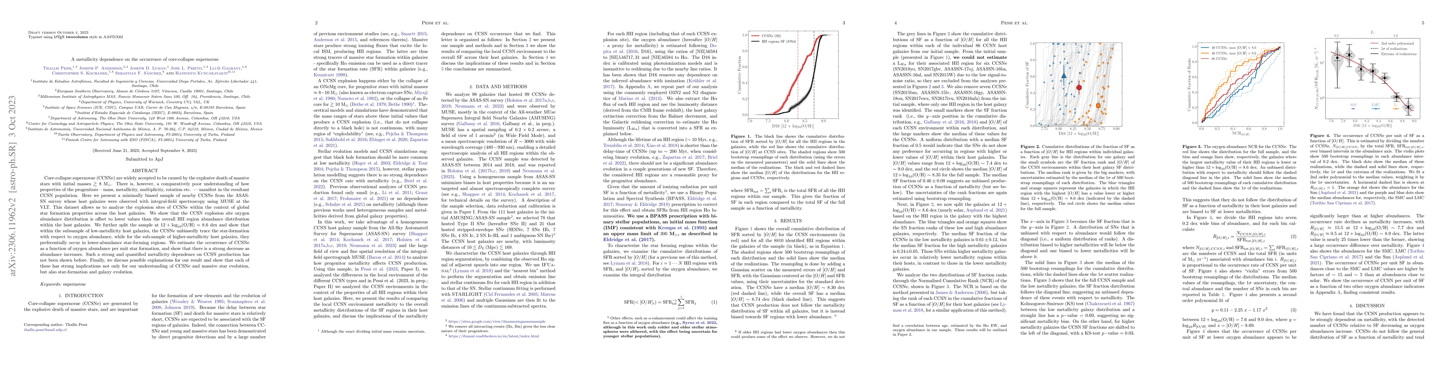 Thumbnail for A metallicity dependence on the occurrence of core-collapse supernovae