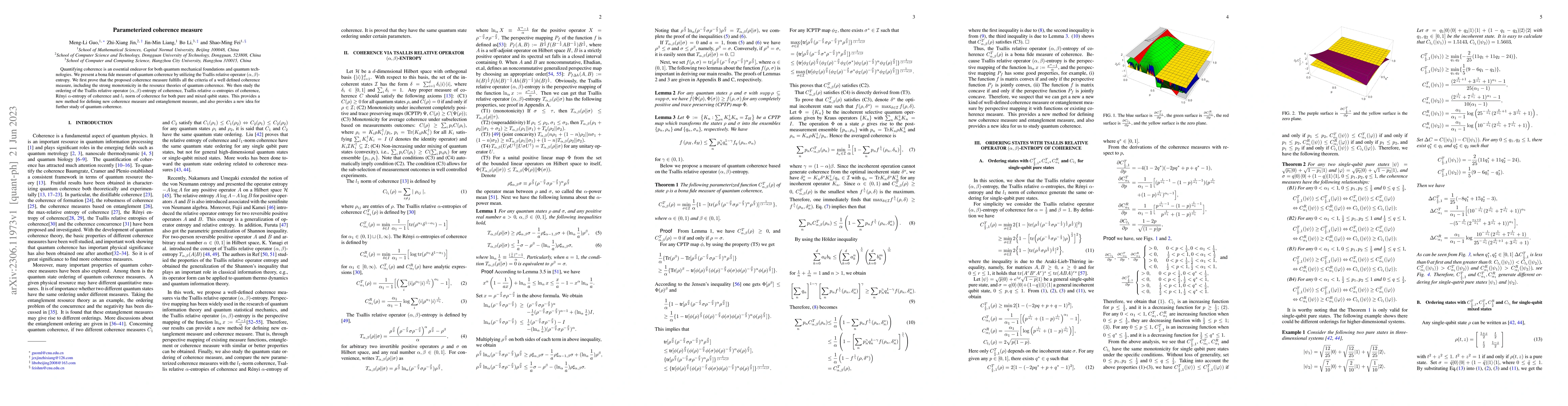 Thumbnail for Parameterized coherence measure