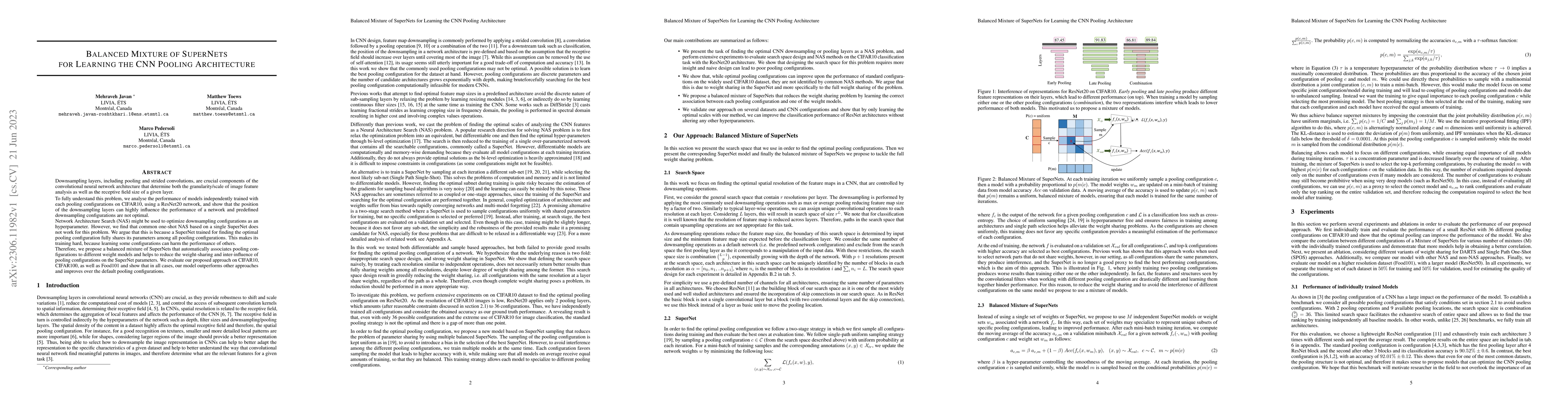 Thumbnail for Balanced Mixture of SuperNets for Learning the CNN Pooling Architecture