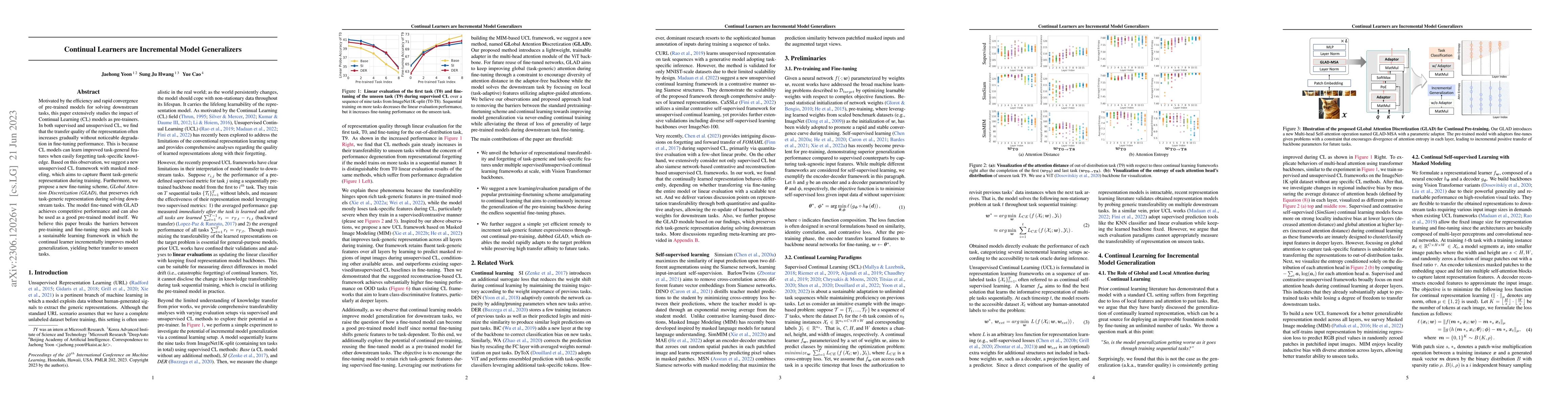 Thumbnail for Continual Learners are Incremental Model Generalizers