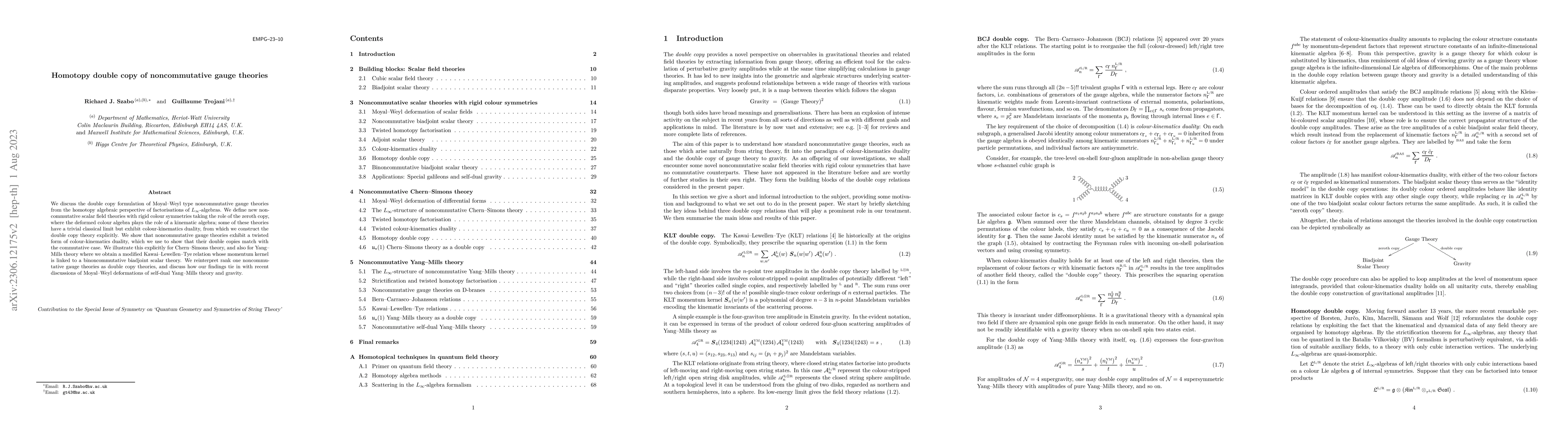 Thumbnail for Homotopy double copy of noncommutative gauge theories