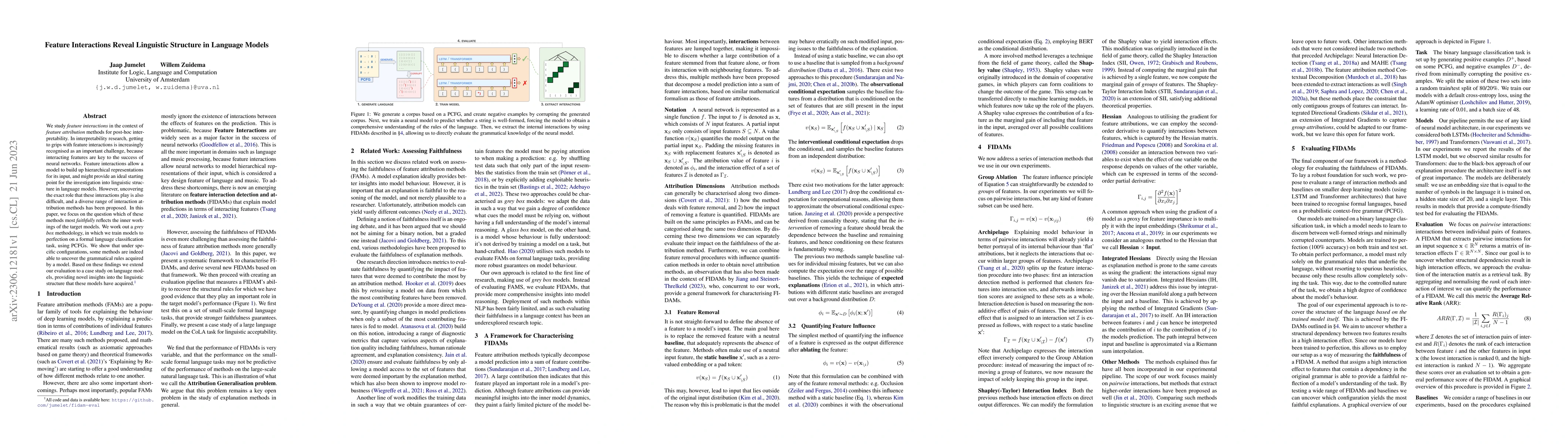 Thumbnail for Feature Interactions Reveal Linguistic Structure in Language Models