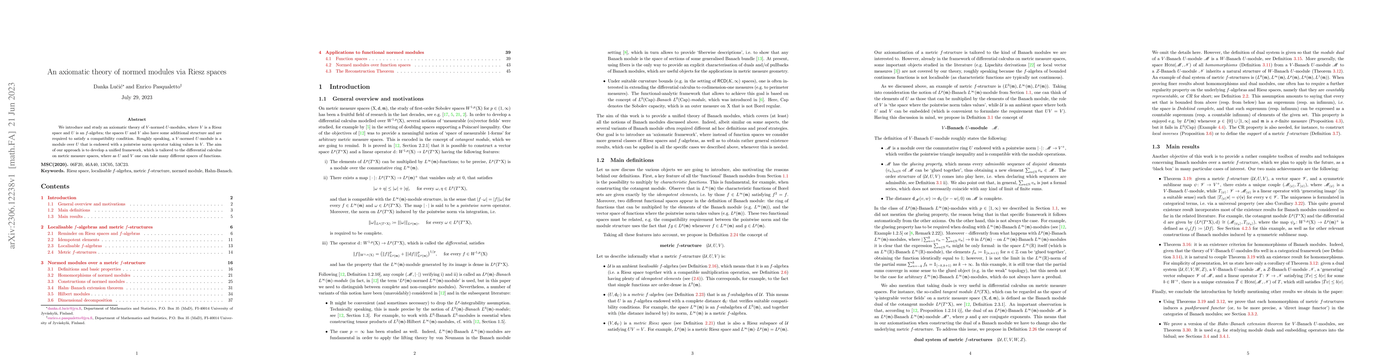 Thumbnail for An axiomatic theory of normed modules via Riesz spaces