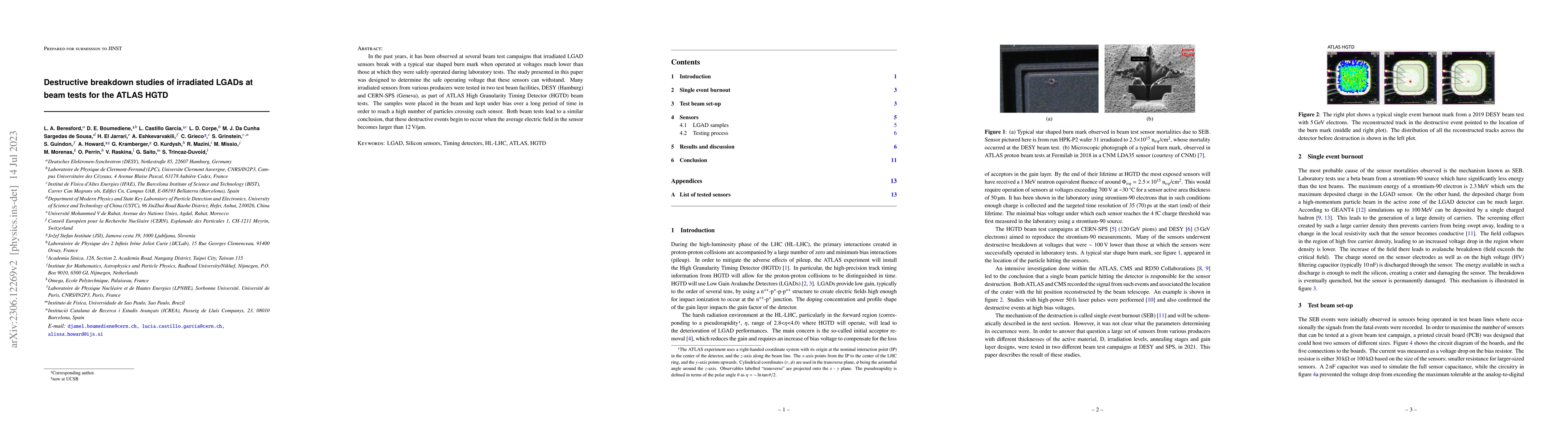 Thumbnail for Destructive breakdown studies of irradiated LGADs at beam tests for the
  ATLAS HGTD