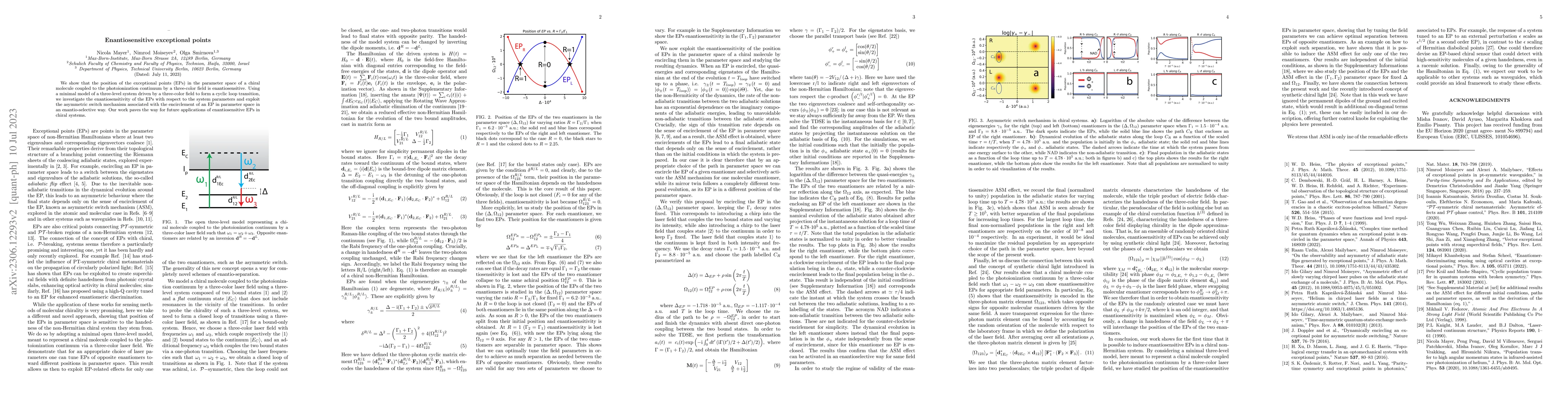Thumbnail for Enantiosensitive exceptional points