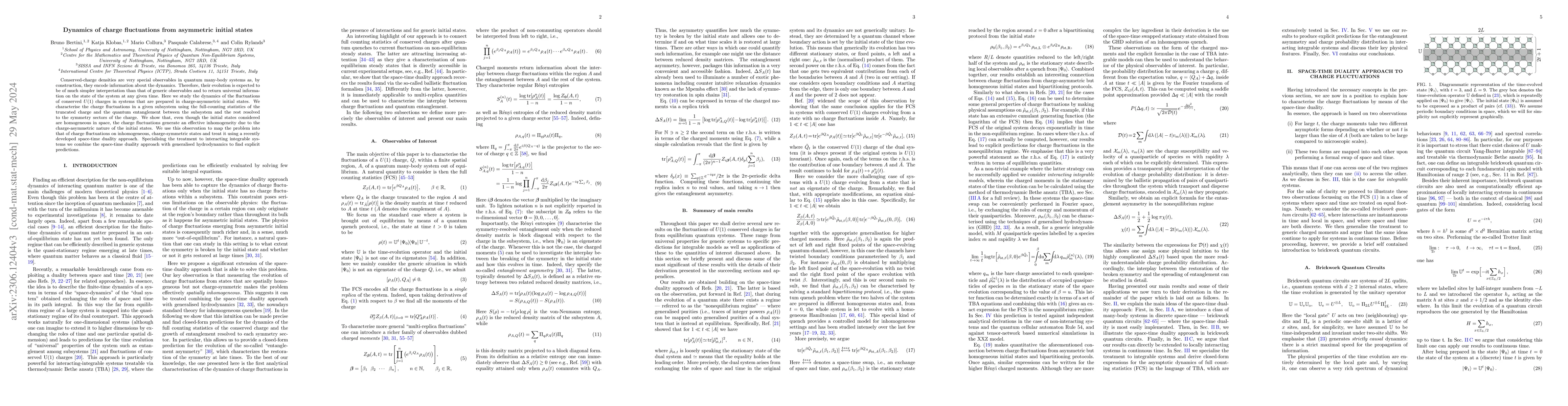Thumbnail for Dynamics of charge fluctuations from asymmetric initial states