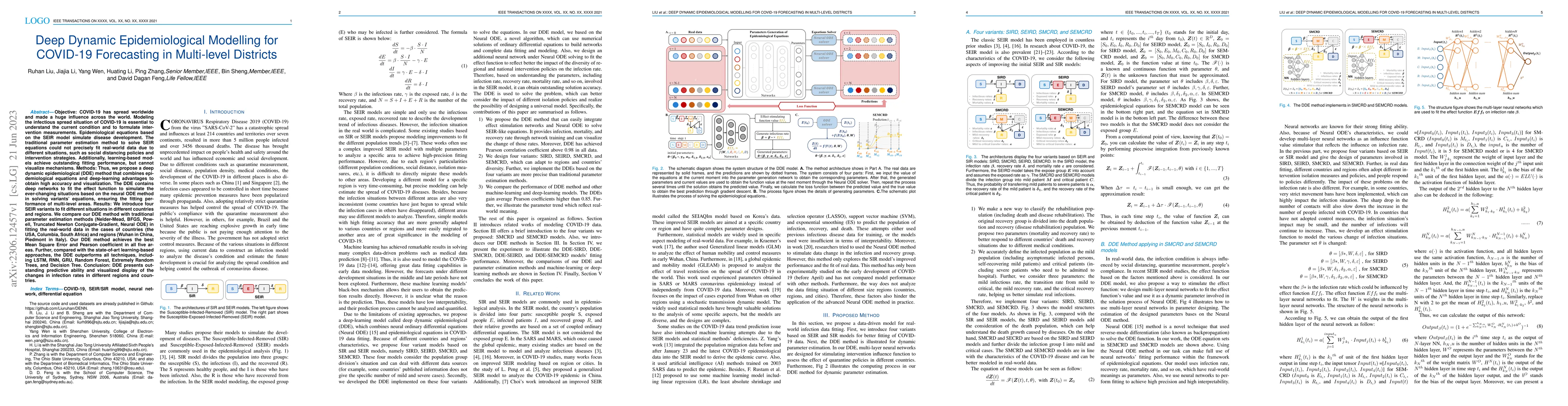 Thumbnail for Deep Dynamic Epidemiological Modelling for COVID-19 Forecasting in
  Multi-level Districts