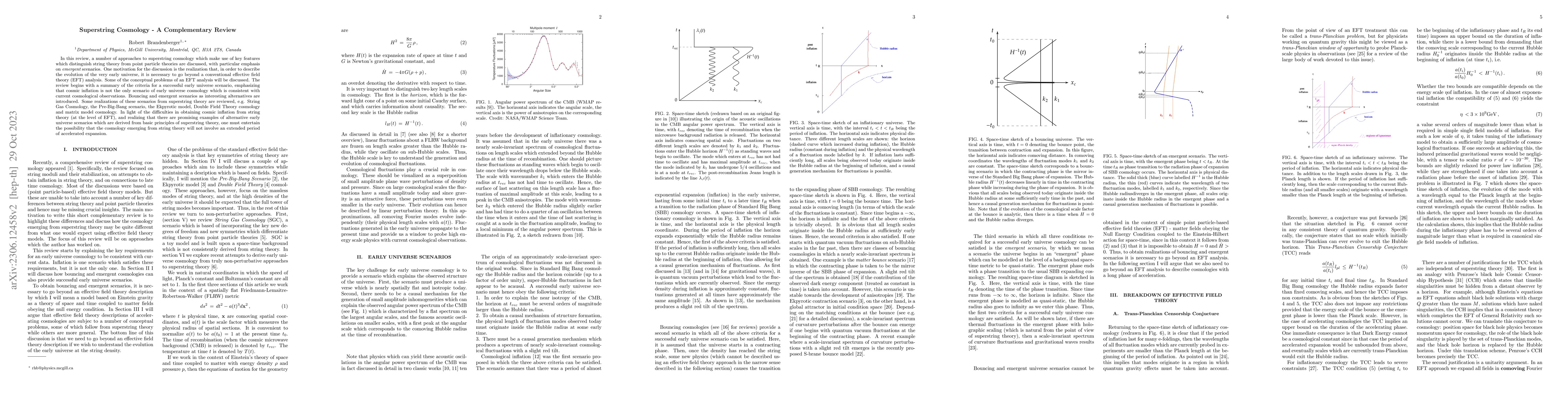 Thumbnail for Superstring Cosmology -- A Complementary Review