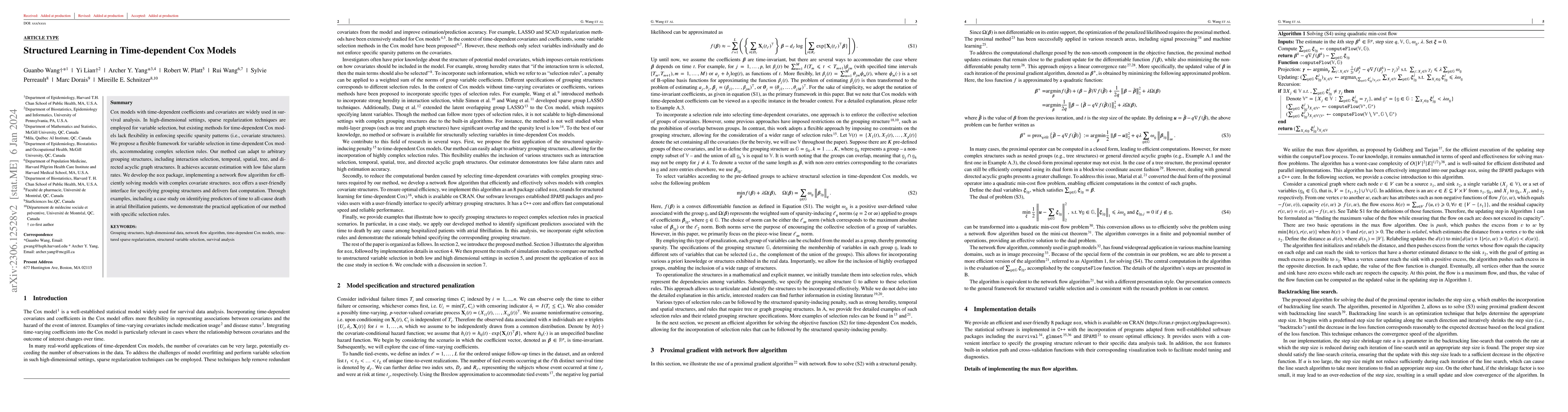 Thumbnail for Structured Learning in Time-dependent Cox Models