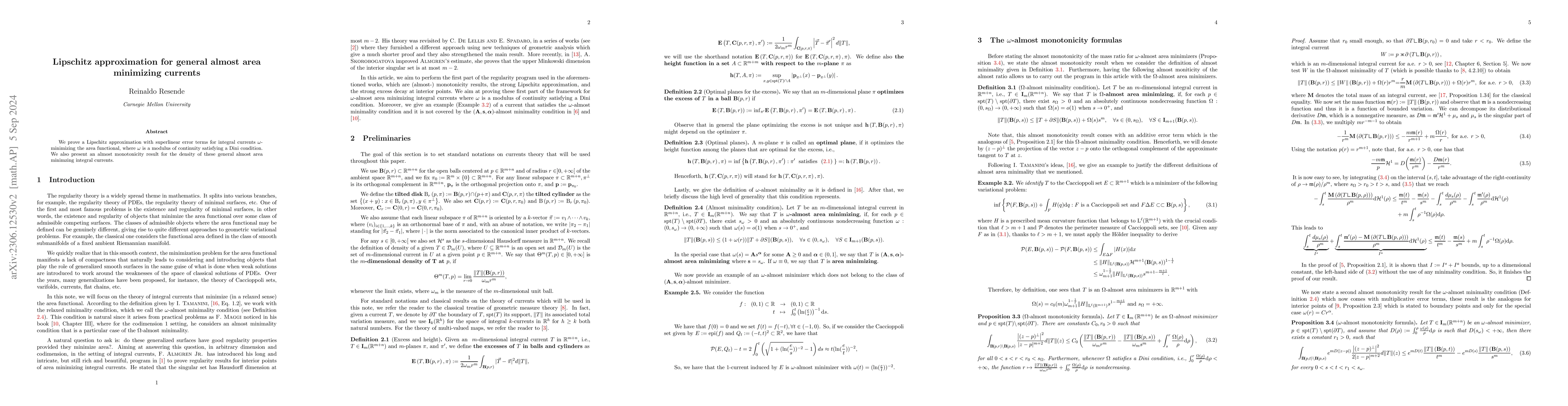 Thumbnail for Lipschitz approximation for general almost area minimizing currents