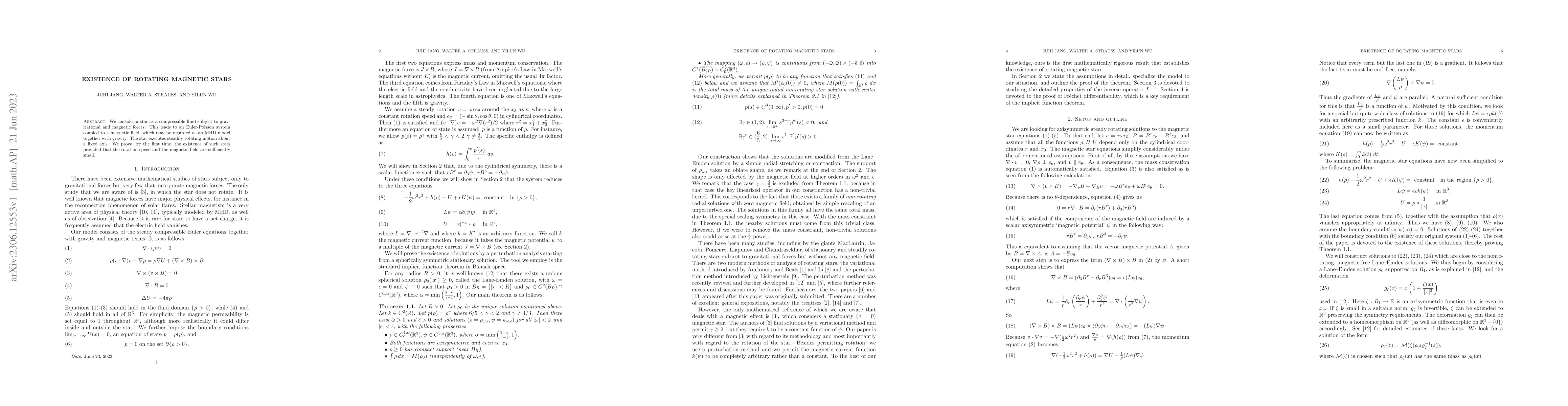 Thumbnail for Existence of Rotating Magnetic Stars