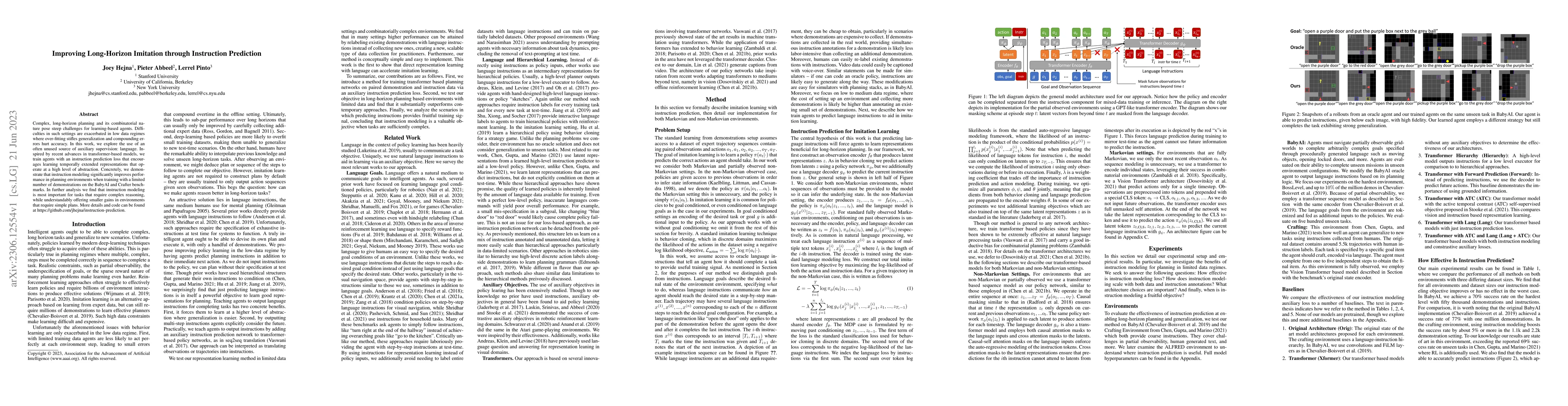 Thumbnail for Improving Long-Horizon Imitation Through Instruction Prediction