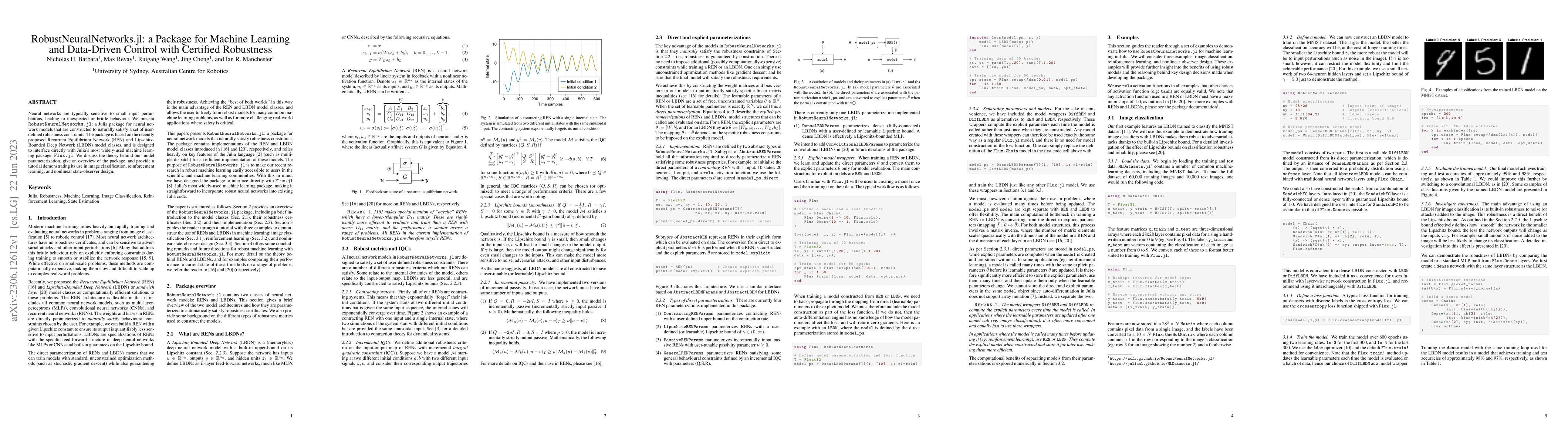Thumbnail for RobustNeuralNetworks.jl: a Package for Machine Learning and Data-Driven
  Control with Certified Robustness