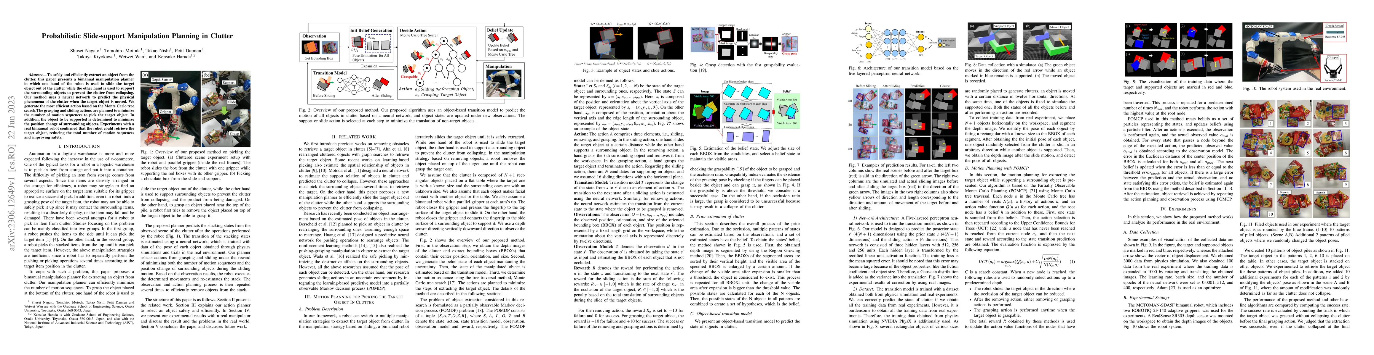 Thumbnail for Probabilistic Slide-support Manipulation Planning in Clutter