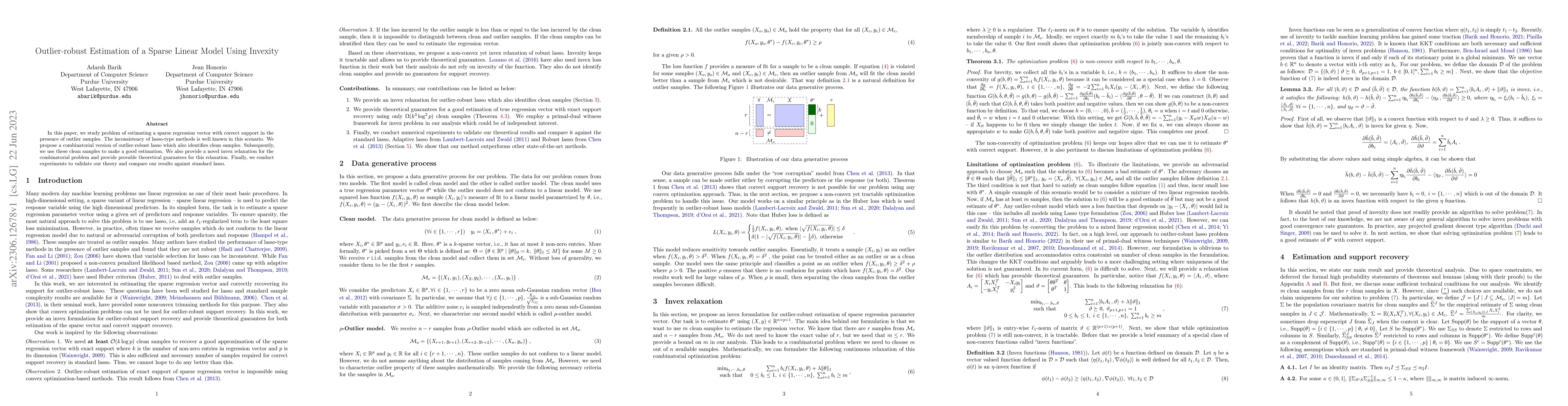Thumbnail for Outlier-robust Estimation of a Sparse Linear Model Using Invexity