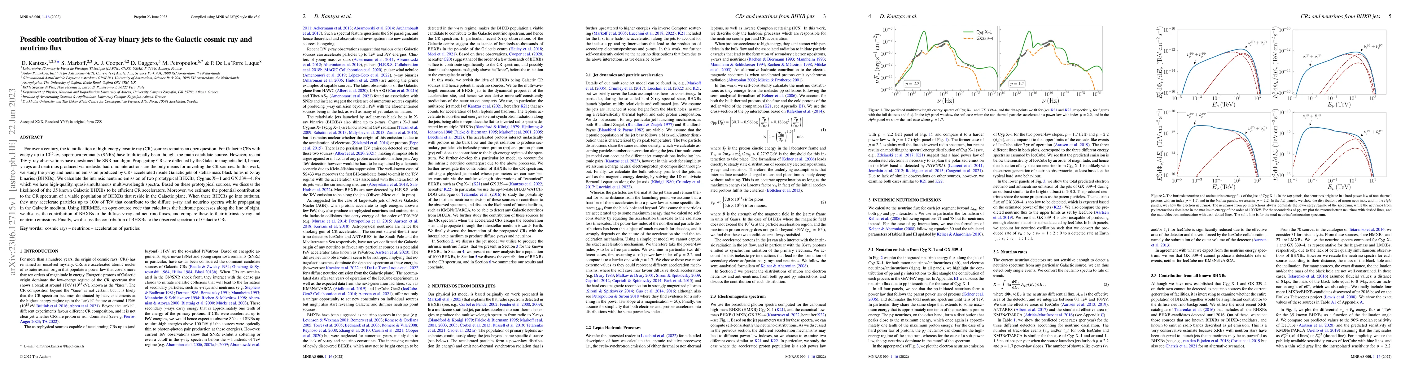 Thumbnail for Possible contribution of X-ray binary jets to the Galactic cosmic ray
  and neutrino flux
