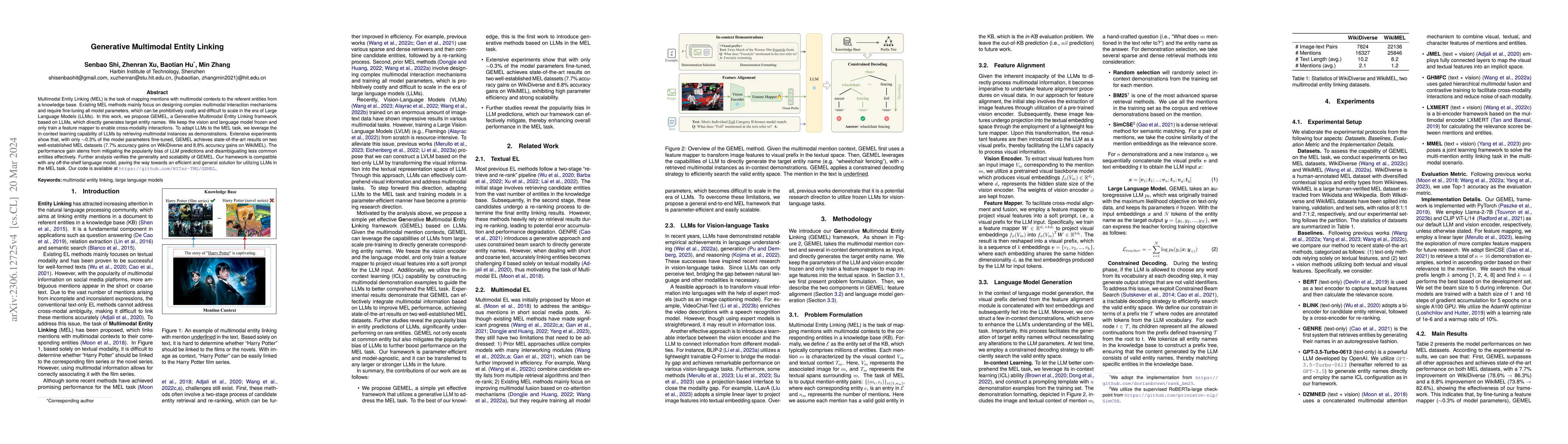 Thumbnail for Generative Multimodal Entity Linking