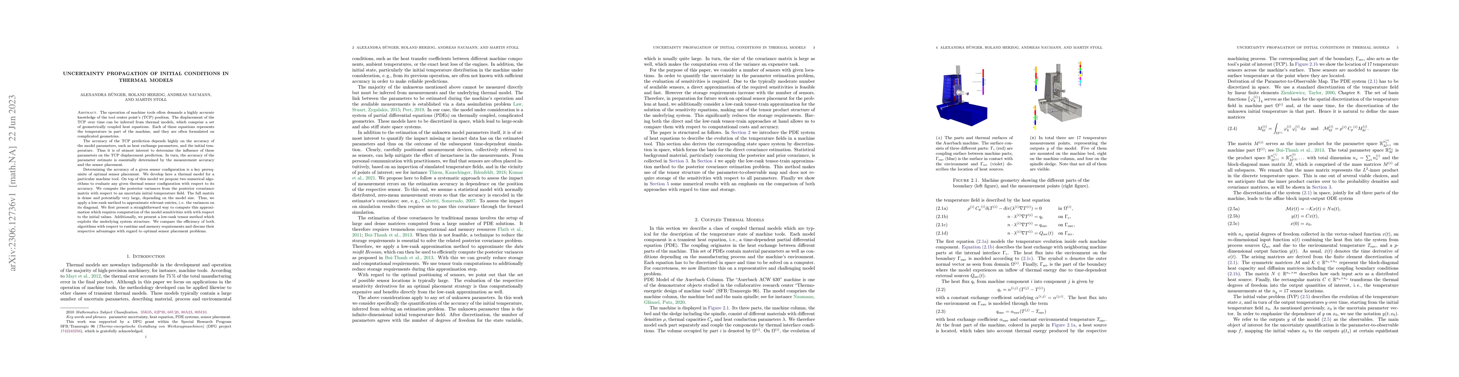 Thumbnail for Uncertainty Propagation of Initial Conditions in Thermal Models