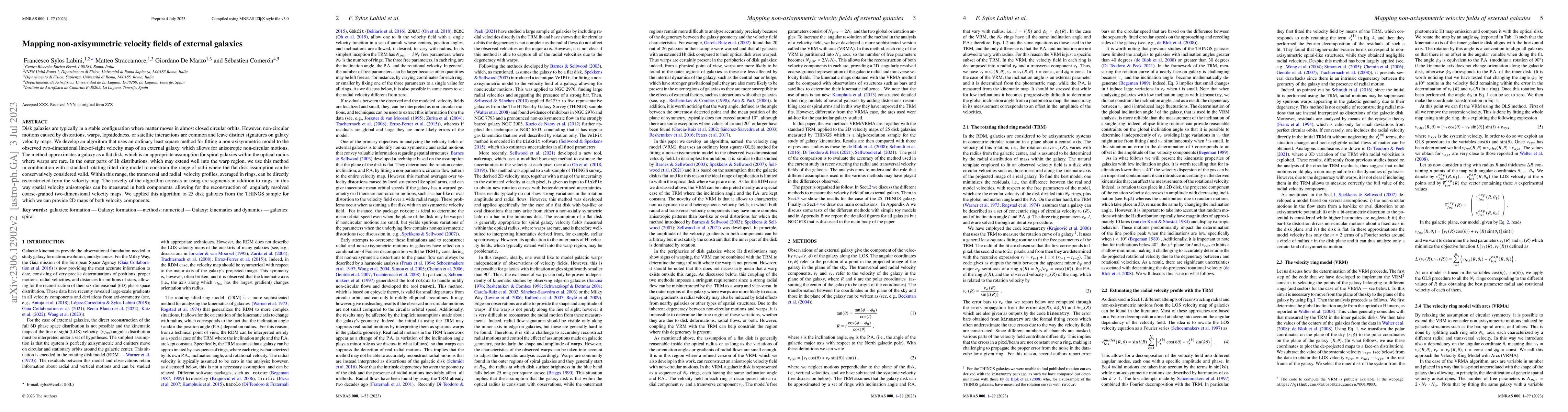 Thumbnail for Mapping non-axisymmetric velocity fields of external galaxies