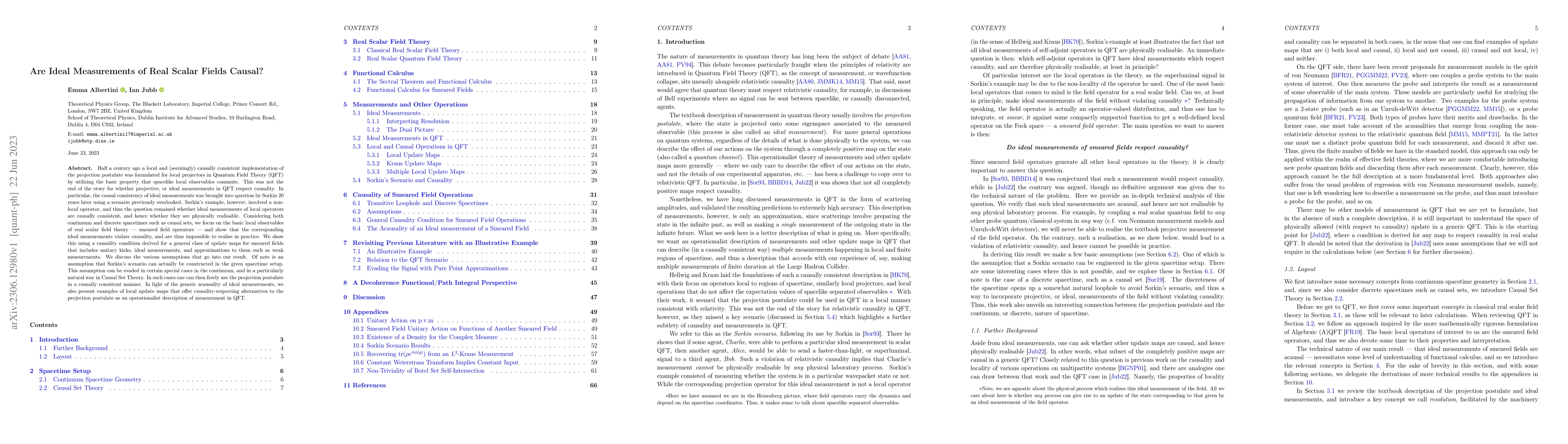 Thumbnail for Are Ideal Measurements of Real Scalar Fields Causal?