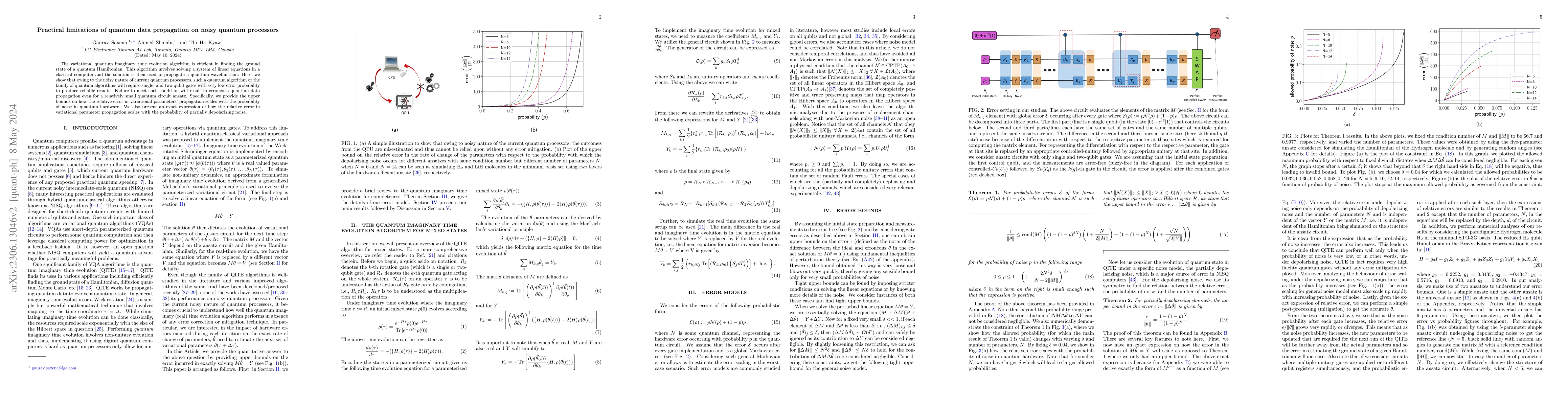 Thumbnail for Practical limitations of quantum data propagation on noisy quantum
  processors