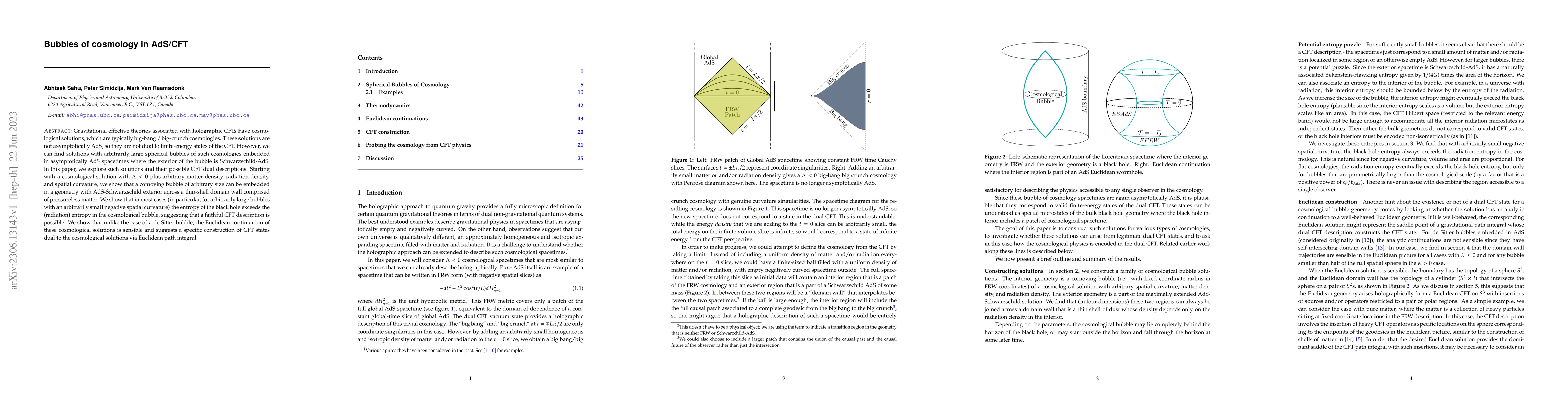 Thumbnail for Bubbles of cosmology in AdS/CFT